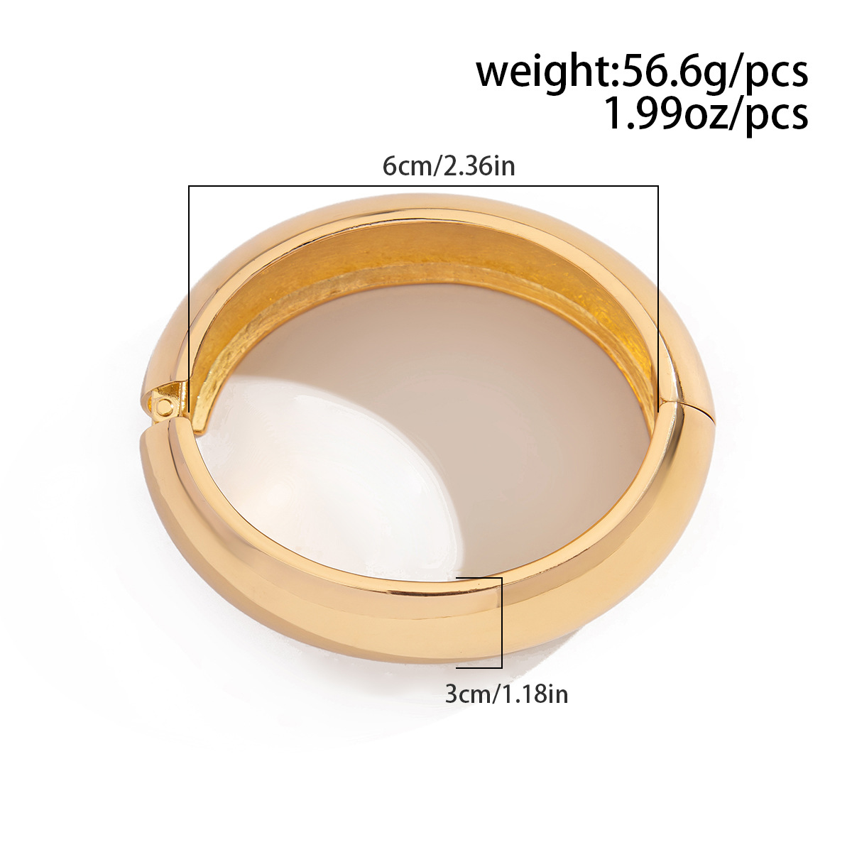 55g Weight Bangle Classification Alloy Chain Material 1 Piece Quantity Holiday, Travel Occasion Alloy Material Geometric Pattern Women's Gender Plating Design Elegant, Lady, Simple Style Style Elegant Lady Simple Style Geometric Alloy Bangles Wholesale 41