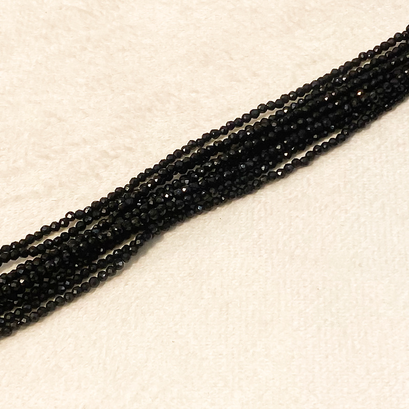 Cuentas planas de 1MM para ruedas de cuentas, cuentas de porcelana AB de alta temperatura, coloridas, transparentes, iridiscentes, facetadas, para pendientes, pulseras, espaciadores y micro cuentas.