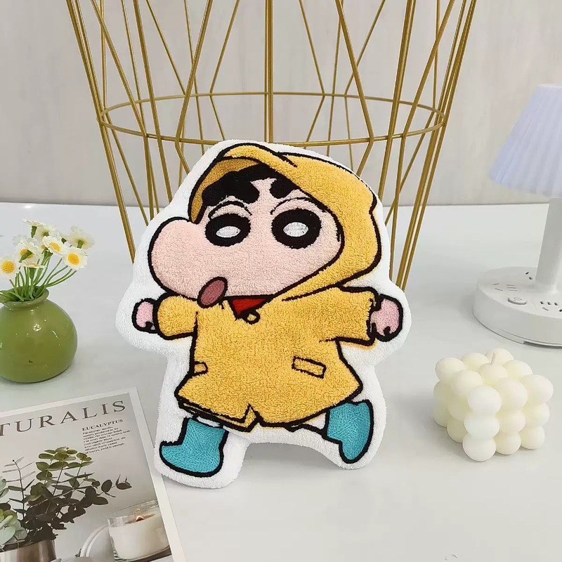 漫画の見栄えが良くかわいいハンドタオル、子供用吊り下げタオル、強力な吸水性、速乾性、糸くずの出ない、家庭用キッチン|undefined