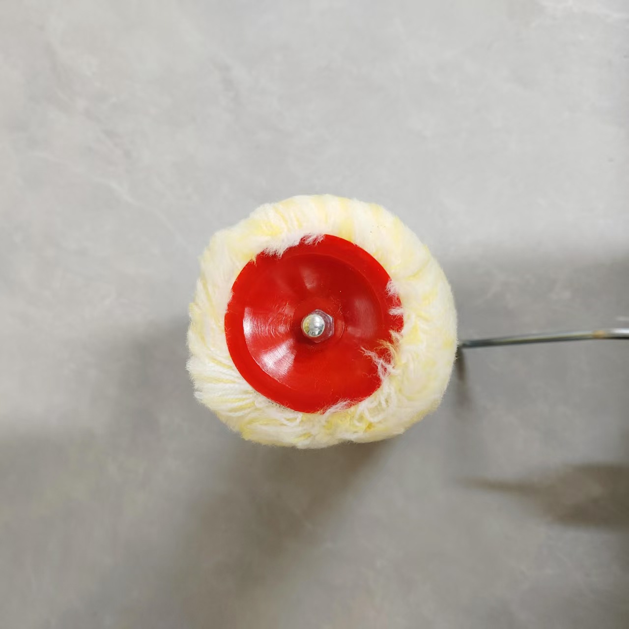 comercio exterior rodillo transfronterizo mango de hierro 9 pulgadas amarillo largo cepillo rodillo aceite de recubrimiento mango de metal secado rápido impermeable