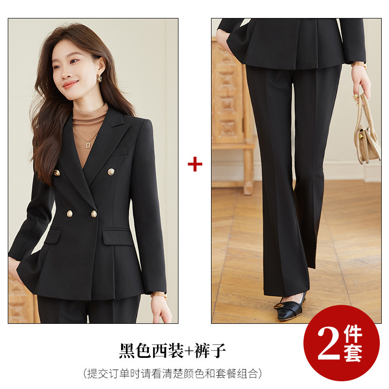 职业西装套装女秋冬2025新款气质修身上班通勤经理正装西服工作服|undefined