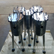 新品干粉过滤器CB-125不锈钢管道式强磁磁棒除杂质磁性过滤设备