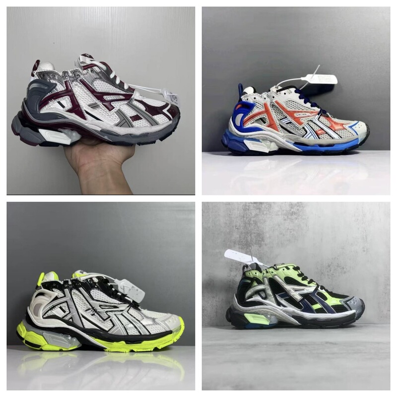Foreign Trade Paris Third Generation 7.5 High Version Thick-Soled Retro Dad Shoes for Men and Women Casual Running Couple Sports Shoes Foreign Trade Paris Third Generation 7.5 High Version Thick-Soled Retro Dad Shoes for Men and Women Casual Running Couple Sports Shoes