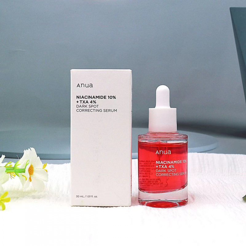 跨境专供 Anua 红色液态精华液 Niacinamide/10/TXA/4/Serum 现货|undefined