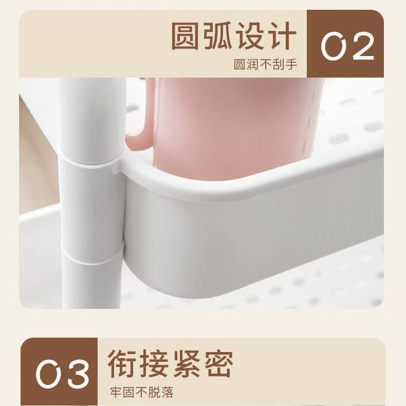 国境を越えた人気の調味料ラック、モバイル収納ラック、ポータブルでシンプルなキッチン、リビングルーム、寝室、多機能収納と整理|undefined