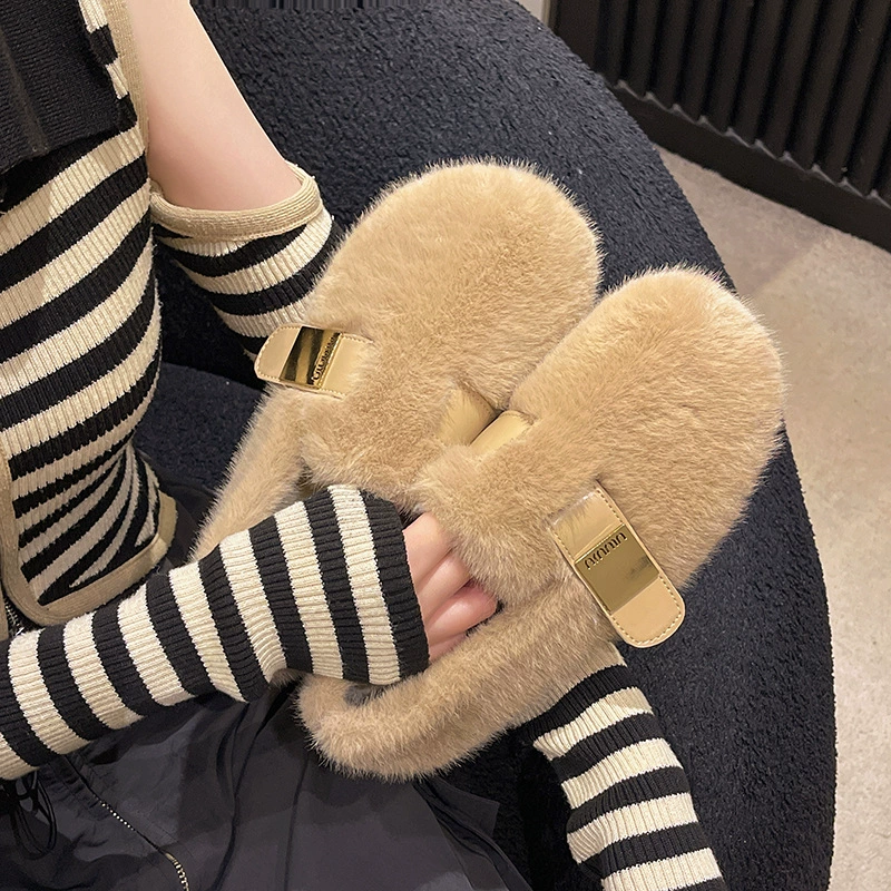 Белые ботинки Birkenstock Mary Jane с мехом для женщин, бархат и теплый норковый мех осень-зима 2025 новые шапки хлопковые обувь