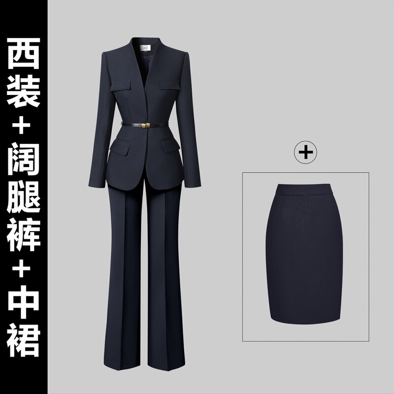 高级感西装套装女2025新款气质干练时尚洋气重要场合职业通勤正装|undefined