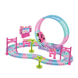 Метро для путешествий, детский креативный комплект, конструктор, легкая электрическая интеллектуальная игрушка, реалистичный транспорт, DIY