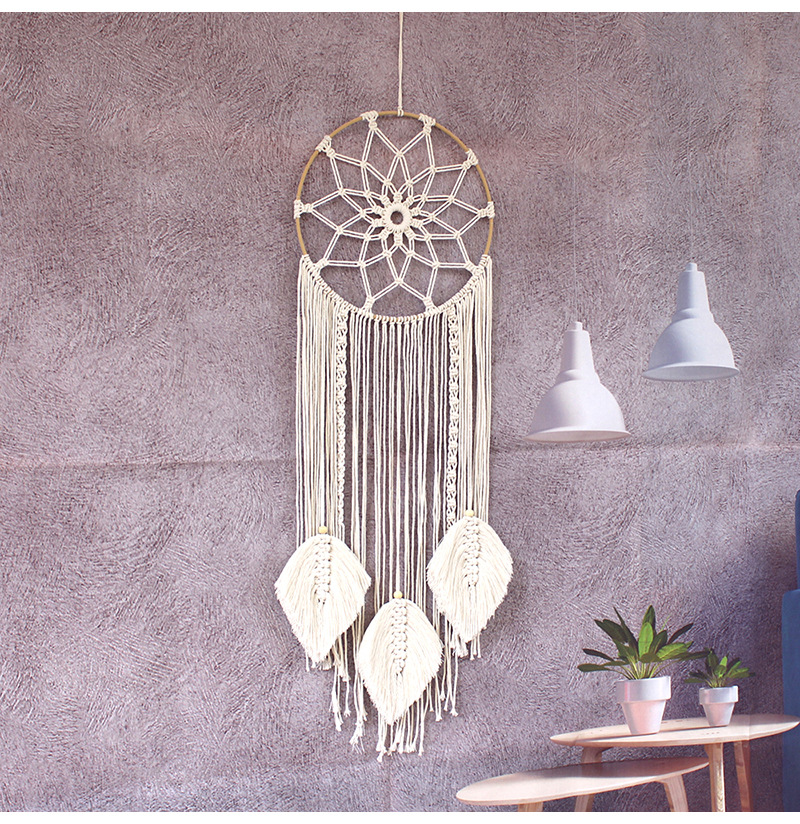 Glam Dreamcatcher Solid Color Cotton Tapestry display picture 2