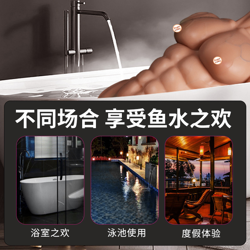 Jiuai Silicone Realistic Dildo for Women, Soft Liquid Silicone, Small or Large — detail image 2
