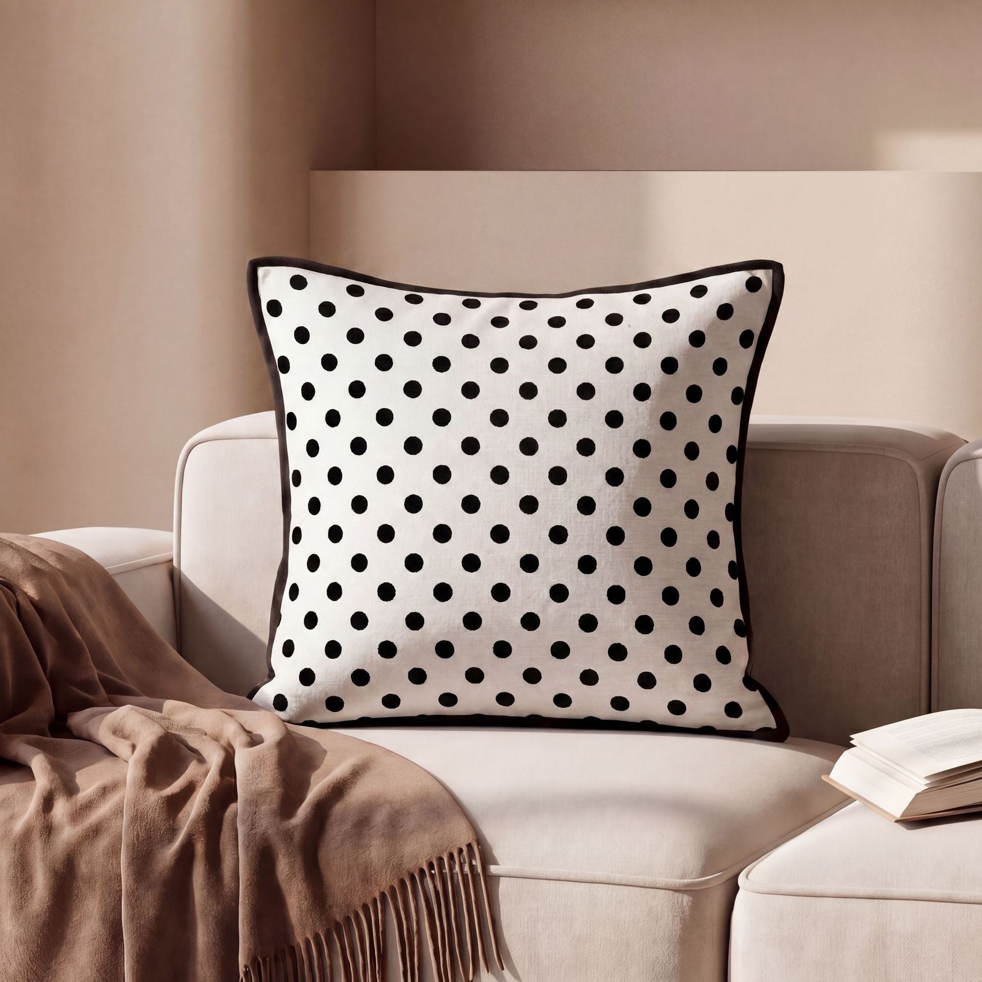 Nórdico de lujo ligero sofá almohada al por mayor almohada de sala de estar inwind jersey jacquard almohada transfronteriza un cabello