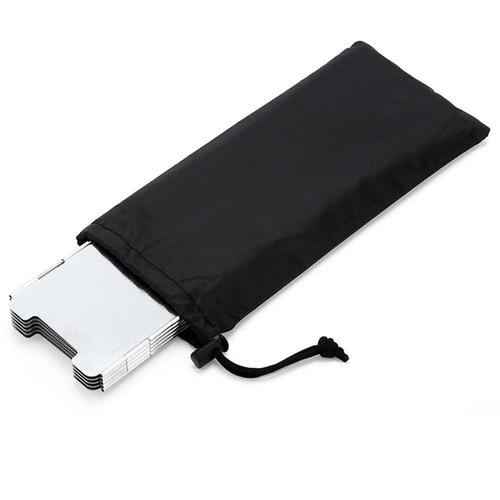 10 pieces outdoor windshield camping barbecue windshield portable stove foldable heat gathering windshield