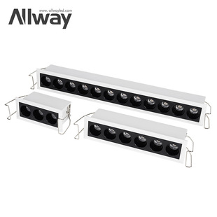 Manufacturer Direct Sale Classy No Main Light Grille Linear Light Waterproof Anti-fog Anti-glare Line Light IP54 XTD9 Series