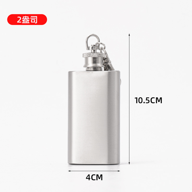Amazon 1-10 onzas de petaca de acero inoxidable Rusia portátil para exteriores pintura en aerosol natural petaca al por mayor