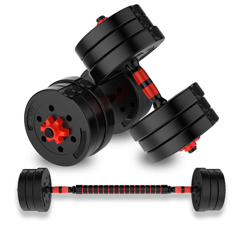 Environmentally Friendly Cement Dumbbells, Detachable Men's Home Exercise Fitness Equipment, Three-In-One Kettlebell Barbell Set for Dormitory