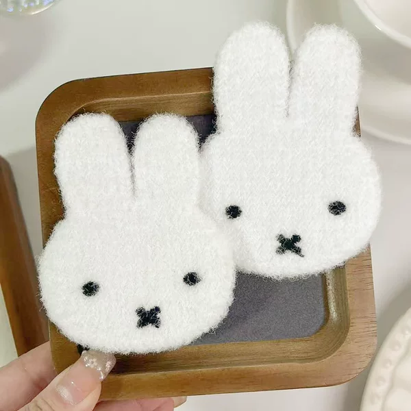 Cute Miffy Rabbit Large Velcro New Cartoon Bangs Hair Sticker Hair Accessory