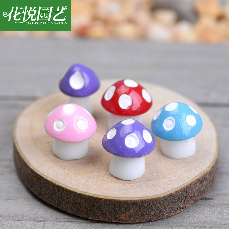 苔マイクロ風景カラフルなミニキノコ多肉植物 DIY 装飾アクセサリー盆栽生態ボトル小さな装飾品|undefined