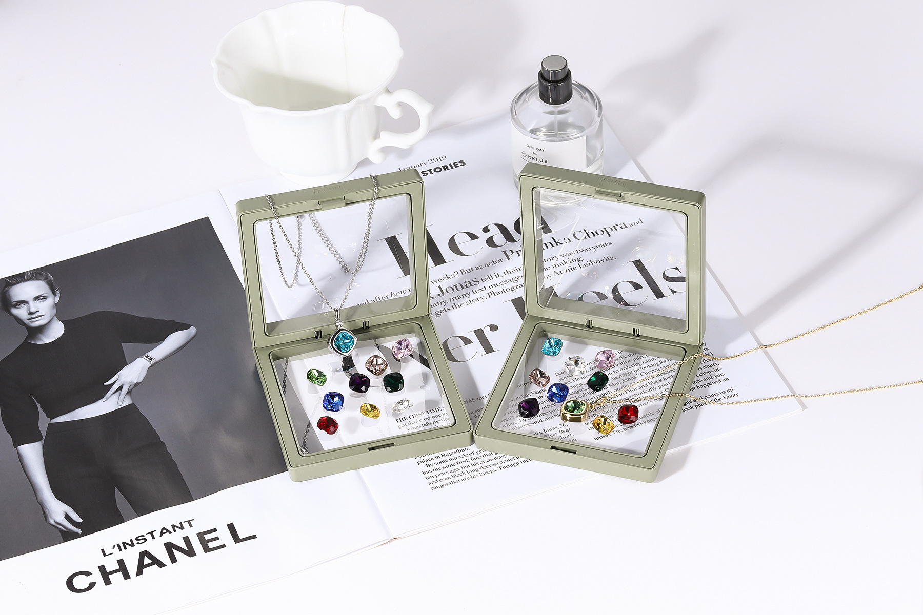 Simple Style Heart Shape Copper Plating Zircon Pendant Necklace 1 Piece