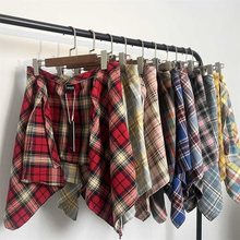 格子裙帘裙帘牛仔裤屁帘叠穿高级屁帘裤子秋冬搭配打底遮屁帘神器