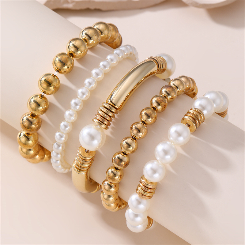 Modisches Perlenarmband Mit Muschel Elementen Für Damen_voghion.com