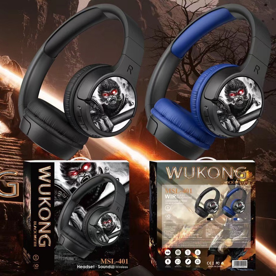 MSL - 401 Goku WUKONG auriculares Bluetooth auriculares móviles inalámbricos juegos deportivos regalo auriculares fabricantes