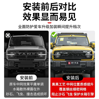 protection and modification honeycomb grille – Automobile anti-insect net