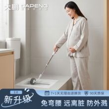 加长柄弯头无死角蹲厕蹲坑马桶清洁刷日式S型清洁公共卫生间刷