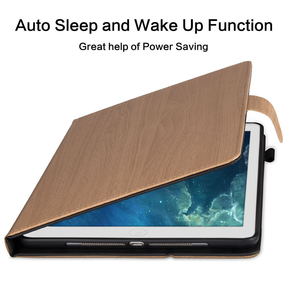 Aplicable ipad10 grano de madera funda protectora pro11/air4 caso de cuero con la caja de la pluma 10,2 de silicona resistente a la caída de la tableta caso