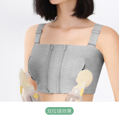 ハンズフリー授乳ブラ、片側/両側搾乳器対応、両手解放、大きいサイズブラ、夏の新作、ベイメデラ