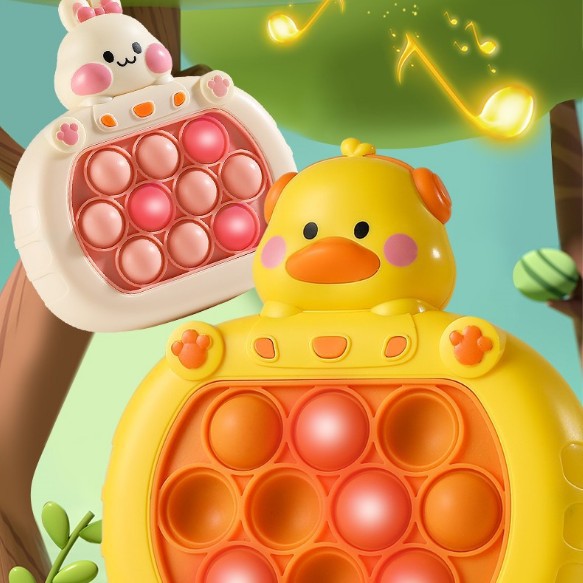 Cross-border Children's Quick Push Game Machine According to Music Thinking Logical Mindset Decompression Children's Toys Hit Gophers