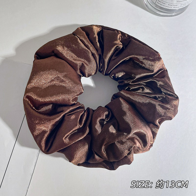法式文艺~复古甜美方巾大肠发圈女高级感超大号马尾头绳发 饰头饰|undefined