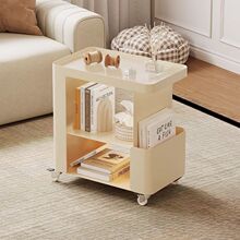 轻奢款创意客厅移动小推车铁艺现代家用沙发简约茶几置物架床头柜