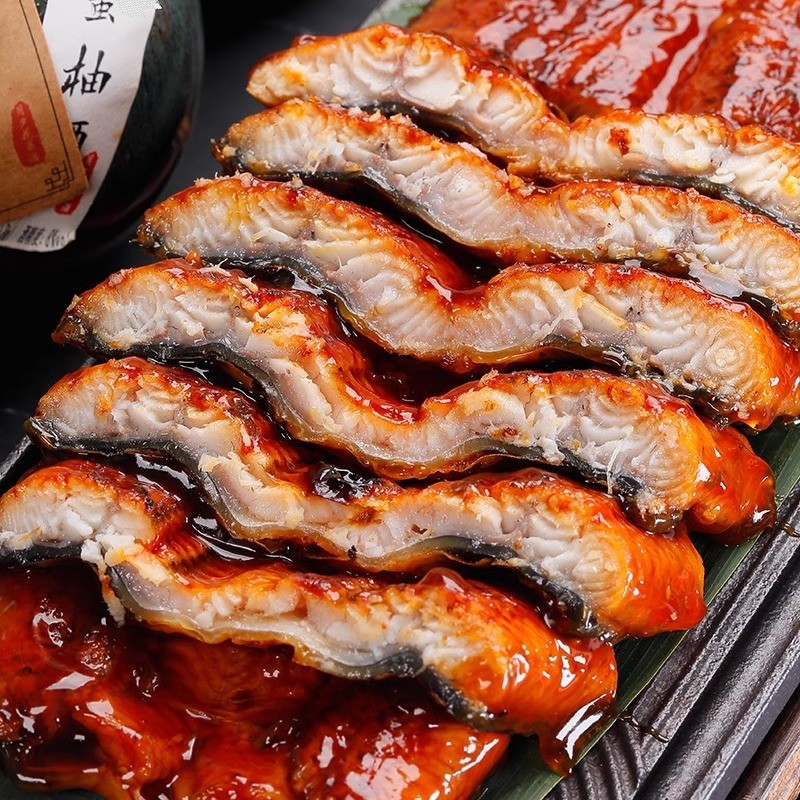 百鲜荟日式蒲烧鳗鱼加热即食旗舰店超大烤鳗鱼饭半成品寿司商用