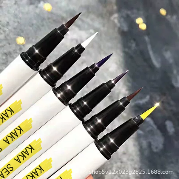 Cute Colorful Eyeliner Soft Hair Fine Tip Quick-Drying Waterproof Sweat-Proof Smudge-Proof Long-Lasting Beginner Student Ultra-Fine Painting