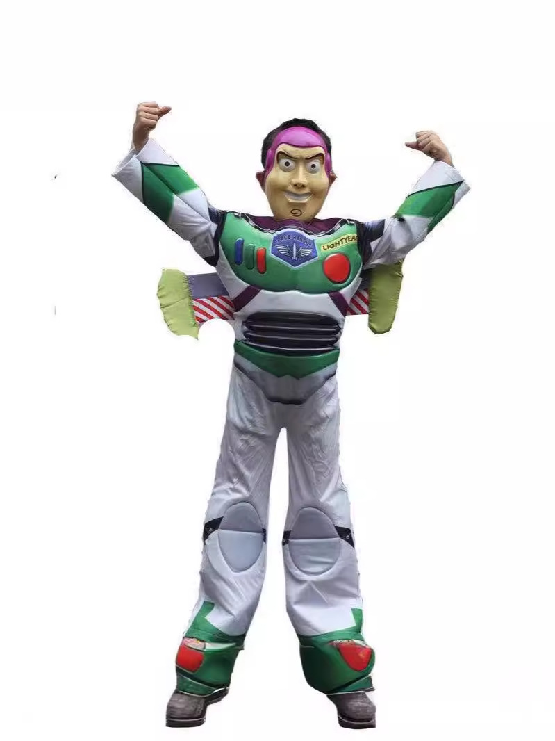 Disfraz de una pieza de Buzz Lightyear para niños, personaje de dibujos animados, para Halloween