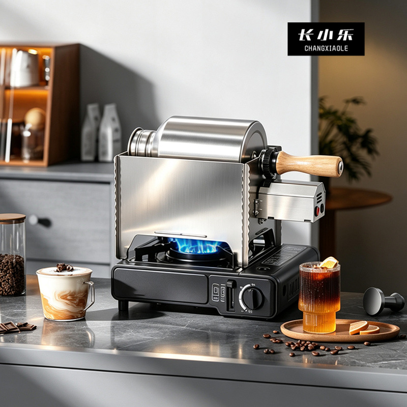 Chang Xiaole X13 Coffee Bean Roaster Direct Fire Roasting Pot for Home and Commercial Use, DIY Detachable American and Italian Style Coffee Roaster Chang Xiaole X13 Coffee Bean Roaster Direct Fire Roasting Pot for Home and Commercial Use, DIY Detachable American and Italian Style Coffee Roaster