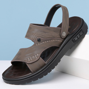 2024 summer new on the new soft bottom fashion simple all-match sandals and slippers outdoor shein supply