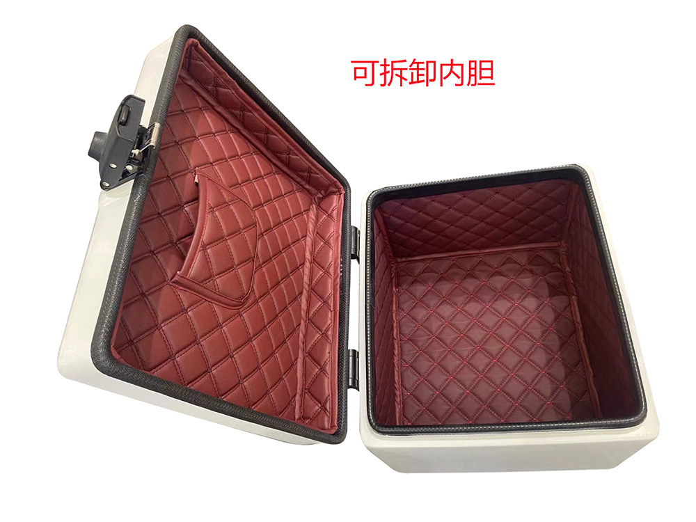 High-Quality Recommendation Motorcycle Trunk Storage Box Electric Vehicle Box Medium Preschool Cc110Jms Trunk Universal