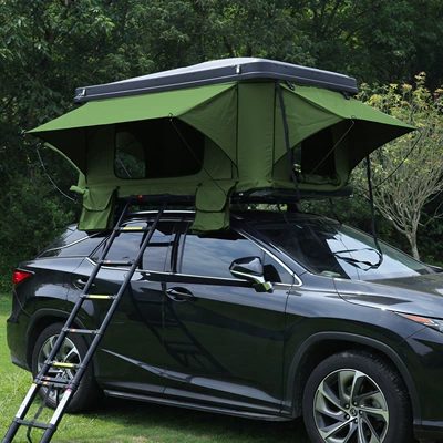 Wrangler, Vehicle-Mounted Abs Outdoor — Avtomobil dam çadırları - four-windows-military-green-cloth-body-military-green-curtain-3