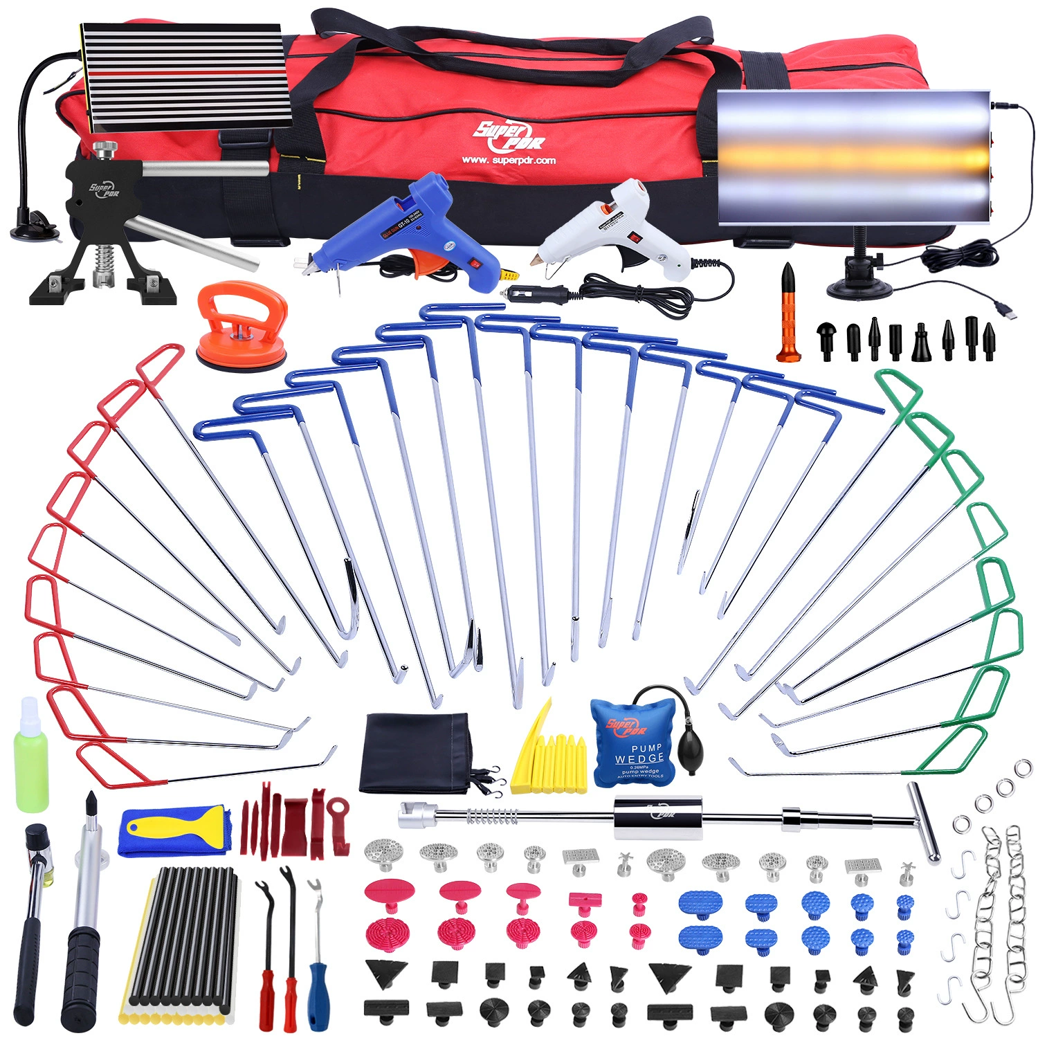 Автомобильный многофункциональный инструмент для вмятин, бесследный ремонт и ремонт вмятин, набор лом без листового металла, специальный и эффективный