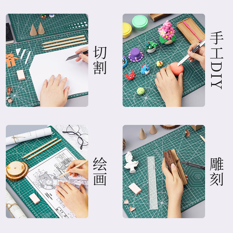 Wholesale A4 Engraving Plate Hand Cushion Cutting Pad Hard Cutting Mat Cutting Board Paper Plate Hard Pen Writing Pad DIY