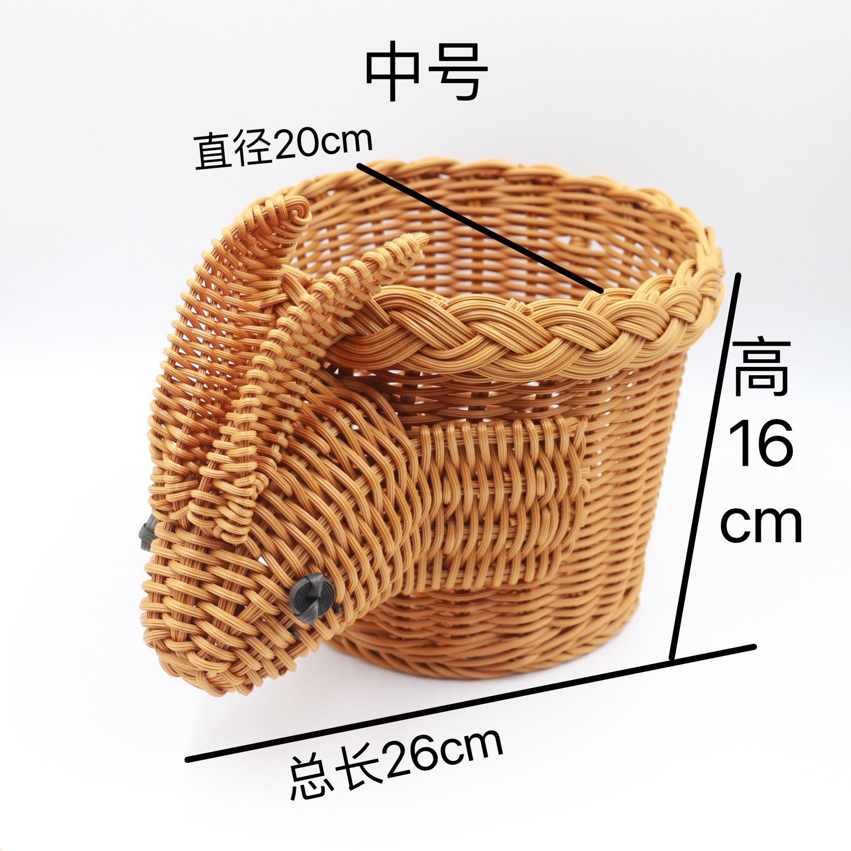 Cesta de pan de estilo creativo de caña Cesta de frutas y verduras Cesta de refrigerios de frutas secas Cesta de bocadillos Cesta de bocadillos Cesta de comida Cesta de platos image 11