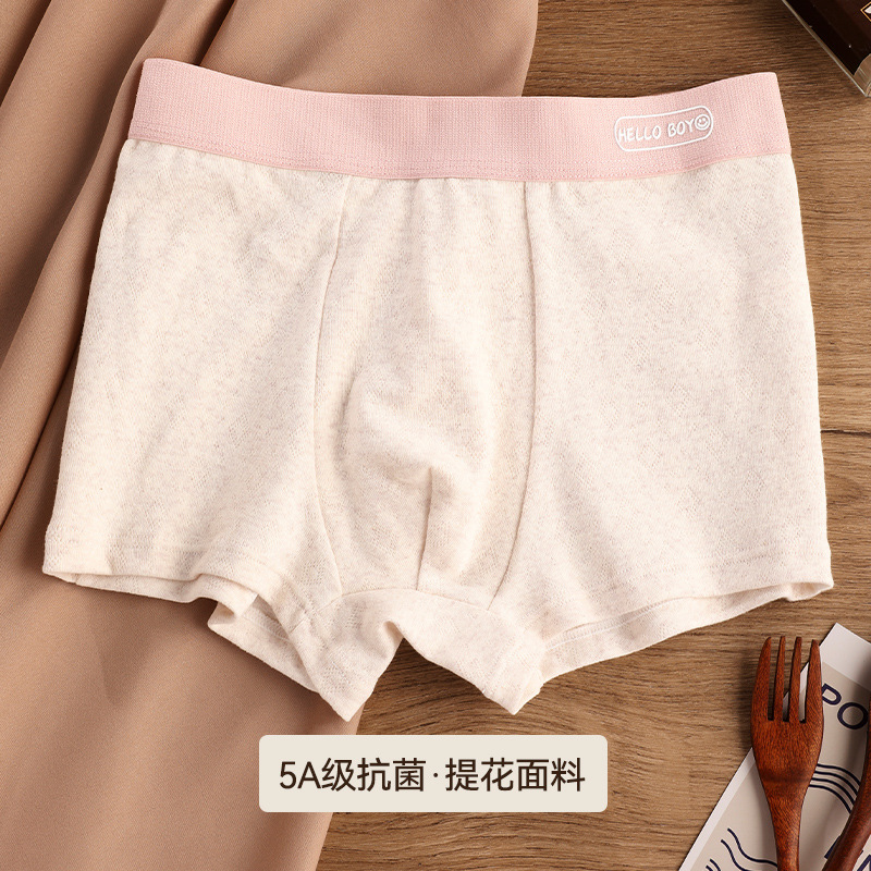 Calzoncillos bóxer de algodón para hombres pantalones bóxer antibacterianos y transpirables para jóvenes deportes verano ropa interior delgada para niños