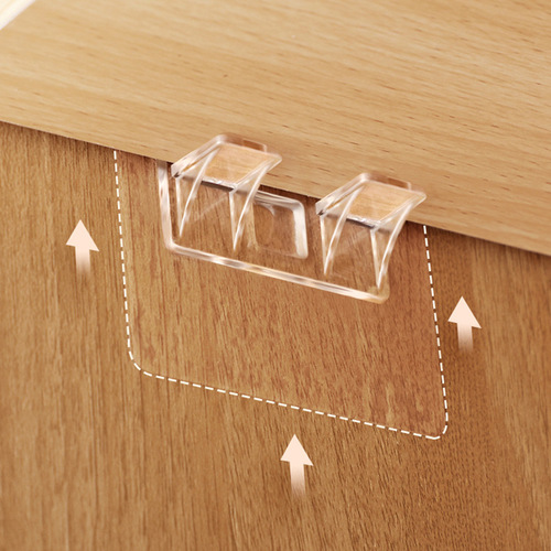 Hole-free partition bracket wholesale household wall traceless load-bearing double row large fixed cabinet wardrobe partition bracket