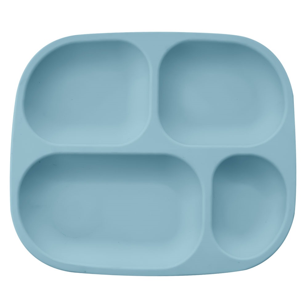 하늘색 원형 그리드 플레이트