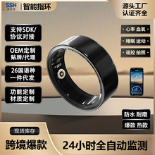 Smart Ring���ܽ�ָ����Ѫ��Ѫ��������˯���\��Ӌ��IP68��ˮ����
