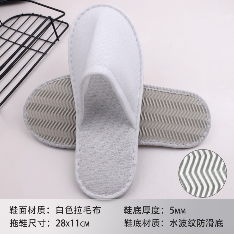 Hotel sandalinas desechables de algodón de lino de seda sandalinas de alojamiento residencial sandalinas desechables antideslizantes soleas de zapatillas gruesas