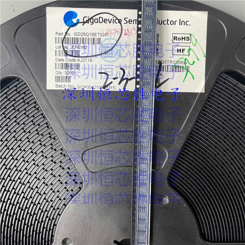 全新 GD25Q16ETIGR 封装:SOP-8 25Q16ETIG FLASH存储器 原装正品