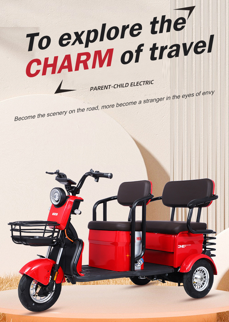 Long-Range Mobility Scooter Electric Tricycle
