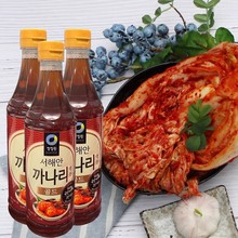 韓國進口清凈園魚露紅標鯷魚汁海鮮調味料蝦醬辣椒粉泡菜調料1kg